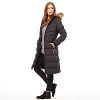 Женская длинная водонепроницаемая куртка (пальто) Trespass Audrey с капюшоном, черная M