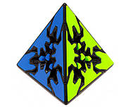 QiYi MoFangGe Gear Pyraminx | Пірамідка Рубіка шестеренчаста, фото 4