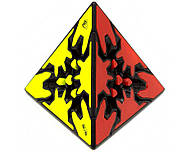 QiYi MoFangGe Gear Pyraminx | Пірамідка Рубіка шестеренчаста, фото 5