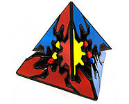 QiYi MoFangGe Gear Pyraminx | Пірамідка Рубіка шестеренчаста, фото 6