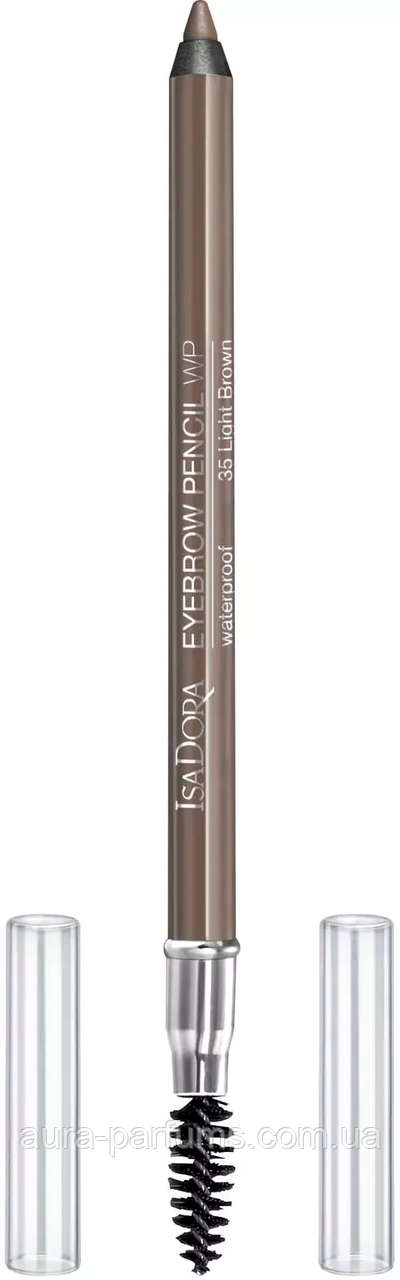 Водостійкий олівець для брів зі щіточкою IsaDora Eyebrow Pencil WP