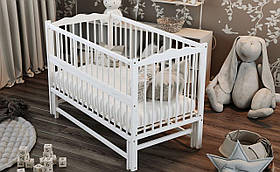 Ліжечко дитяче Дубик-М Веселка з маятником, білий