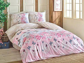 Комплект постільної білизни Brielle двоспальний рожевий 156225