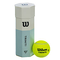 Мяч для большого тенниса WILSON TRINITI WRT125200 3шт салатовый Код WRT125200