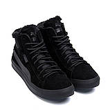 Чоловічі зимові черевики чорні, фото 10