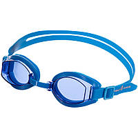 Очки для плавания MadWave SIMPLER M042409 голубой-белый Код M042409