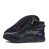 Чоловічі зимові черевики чорні з хутром, фото 7