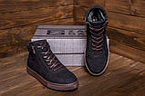 Чоловічі черевики зимові чорні, фото 3