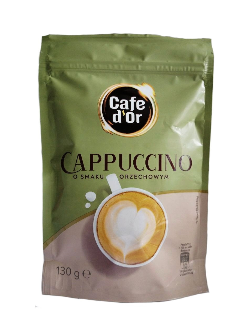 Капучино Cafe d'Or з горіховим смаком 130 грамів, фото 1