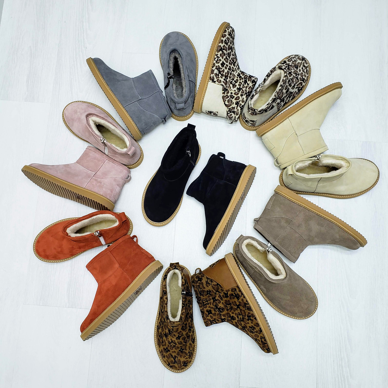 Короткі жіночі уги з блискавкою (різні кольори), фото 1