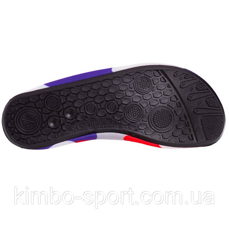 Обувь Skin Shoes для спорта и йоги SP-Sport Камуфляж PL-0418-BKR размер 34-45 красный-синий-белый Код - фото 6 - id-p1690284526