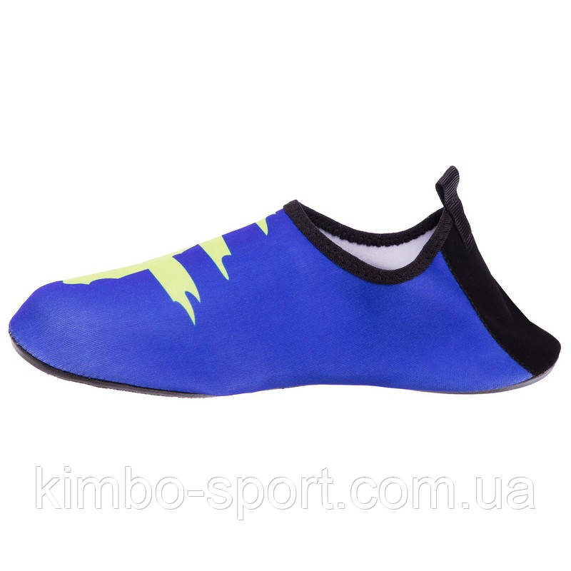 Обувь Skin Shoes для спорта и йоги SP-Sport Иероглиф PL-0419-BL размер 34-45 синий-салатовый Код PL-0419-BL - фото 5 - id-p1690284529