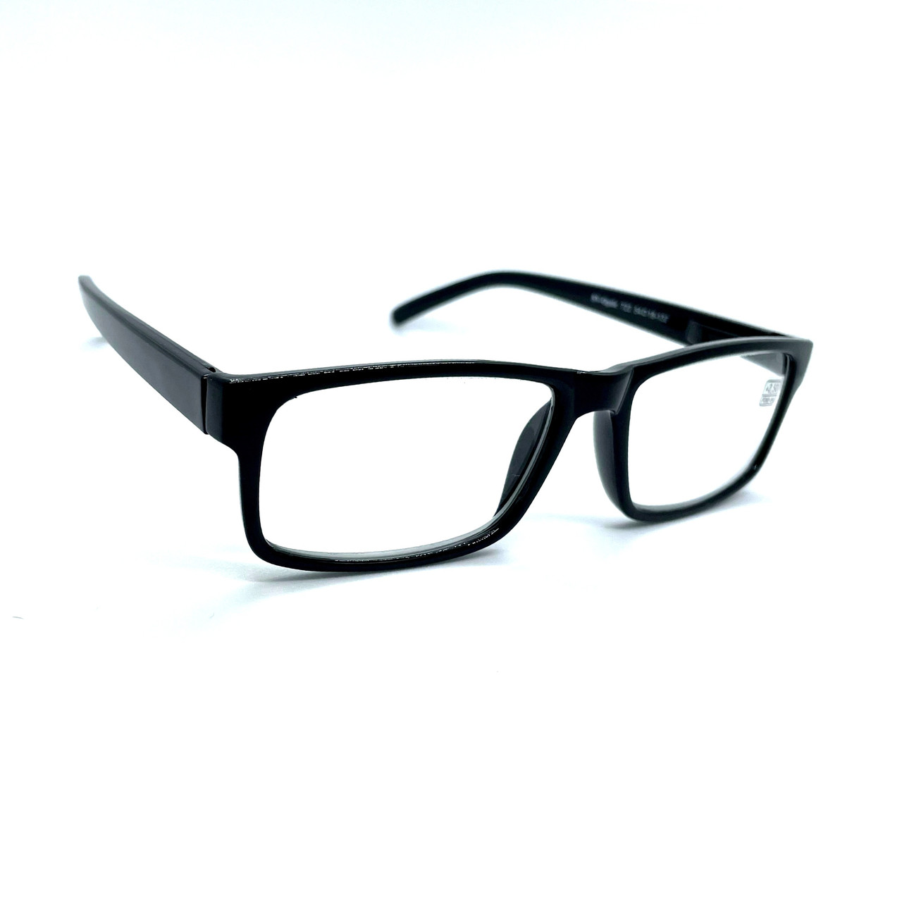 Універсальні чорні квадратні окуляри зі скляною лінзою 722