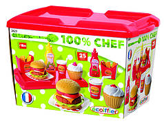 Набір продуктів 'Гамбургер' з посудом, 25 аксес., 18міс.+