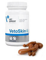 ВетЭксперт Ветоскин 60 капсул для собак и кошек с дерматологическими нарушениями