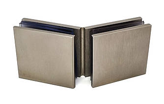 ODF-01-23-01 З'єднувач скла душової кабіни з регулюванням кута, матовий