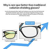 Дорослі окуляри для комп'ютера з 2-рівневим захистом чоловічі/жіночі ADAEYES TECHNOLOGY W5182, фото 6