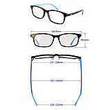 Дорослі окуляри для комп'ютера з 2-рівневим захистом чоловічі/жіночі ADAEYES TECHNOLOGY W5182, фото 7