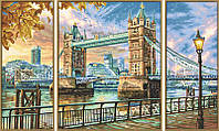 Художній творчий набір-триптих Тауерський міст в Лондоні, 50х80 см, 12+