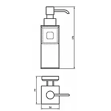 Дозатор рідкого мила Perfect Sanitary Appliances КВ 9932, фото 3