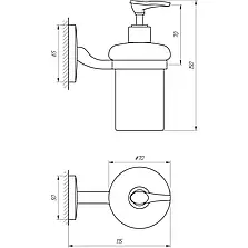 Дозатор рідкого мила Perfect Sanitary Appliances RM 1401, фото 5