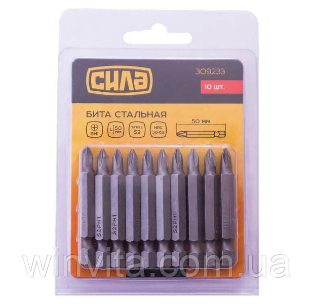 Купити Біта PH1*50 СИЛА (уп-10шт)., ціна 59 ₴ - Prom.ua (ID# 1690344527)
