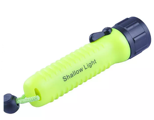 Портативний підводний ліхтар для дайвінгу Shallow Light світлодіодний ліхтар на батерейках, фото 3