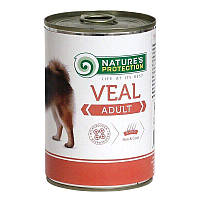 Влажный консервированный корм для собак всех пород Nature's Protection Adult Veal с мясом телятины 200 г