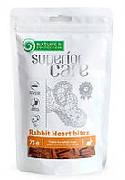 Лакомства для собак Nature's Protection Superior Care Snack Rabbit Heart Bites с сердцем кролика и курицей 75г