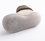 М'які тапочки-шкарпетки на силіконовій підошві флісові, фото 2