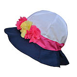 Річна капелюшок панама для дівчинки.Джинс., фото 2