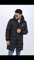 Мужское зима удлиненная куртка Nike пр- ва Турция