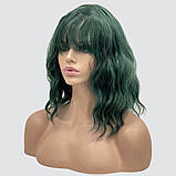 Перука SX48 колір 008 зелений, для сцени, аніматорів, вечірок та розваг. Термоволоси, фото 2