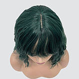 Перука SX48 колір 008 зелений, для сцени, аніматорів, вечірок та розваг. Термоволоси, фото 5