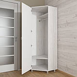 Шафа кутова для одягу Id27-1464 Ш 700 / В 1930 / Г 700 Дуб глазго, фото 3