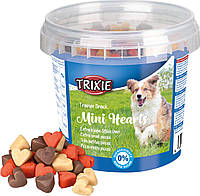 Trixie TX-31524 Сердечки для собак TRIXIE - Mini Hearts, курица ягнёнок лосось - 200 г