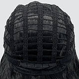 Перука SX48 колір 012 чорний, для сцени, аніматорів, вечірок і розваг. Термоволосся, фото 7