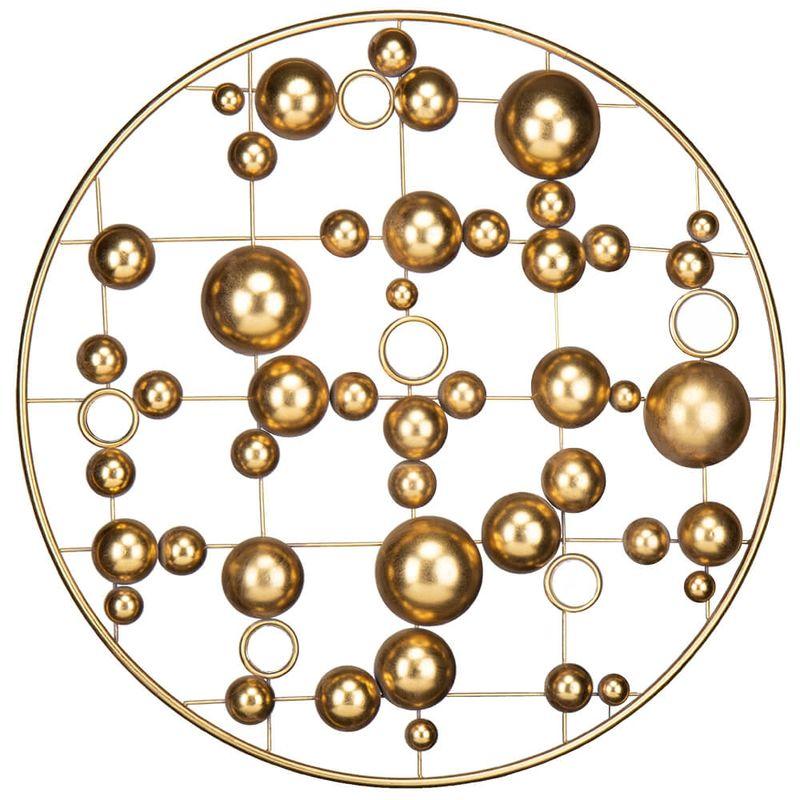 Декор настінний металева куля з дзеркалами 71x6x71 см. BST 0301359