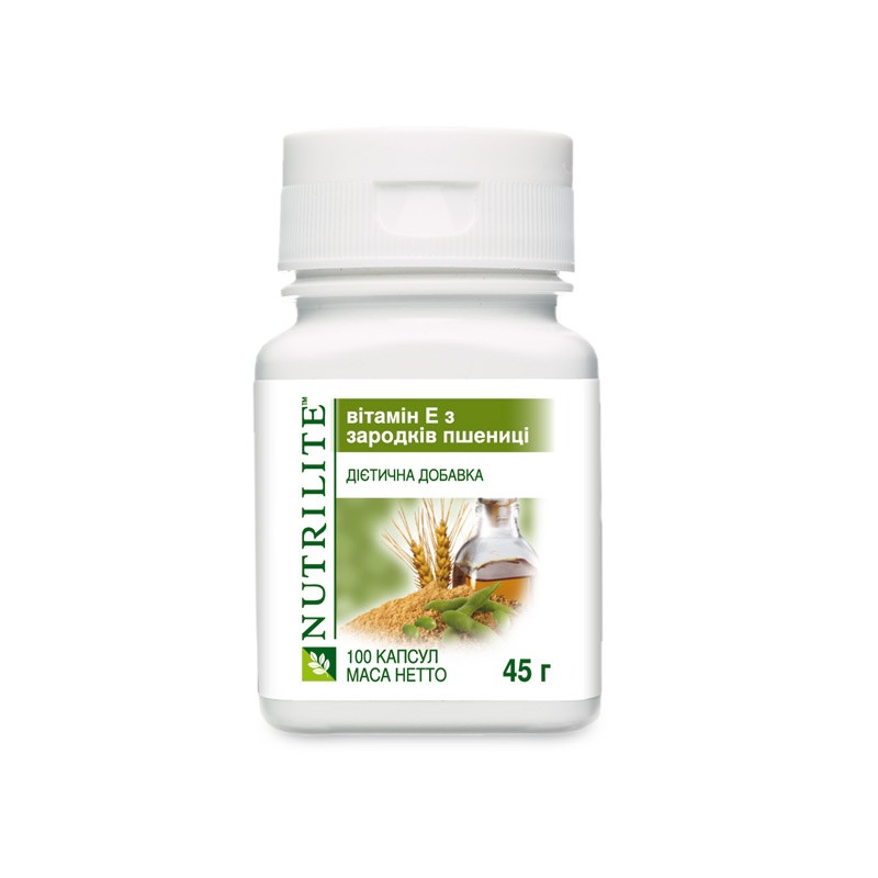 NUTRILITE Витамин Е из зародышей пшеницы (100 капсул) - фото 1 - id-p278716141