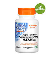 Doctor's Best, Серрапептаза, 120 000 SPU, 90 капсул