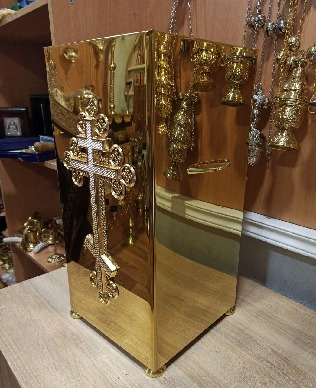 Великий ящик для недогарків (25х25х50см)