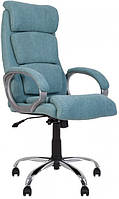 Компьютерное офисное кресло для руководителя Дельта Delta Anyfix CHR-68 Ткань Soro-34 Бирюзовый Новый Стиль IM
