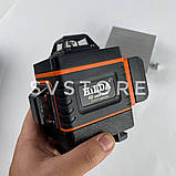 Лазерний рівень HILDA, 16 ліній, 4D-рівень самонівелюючий 360 градусів, фото 2