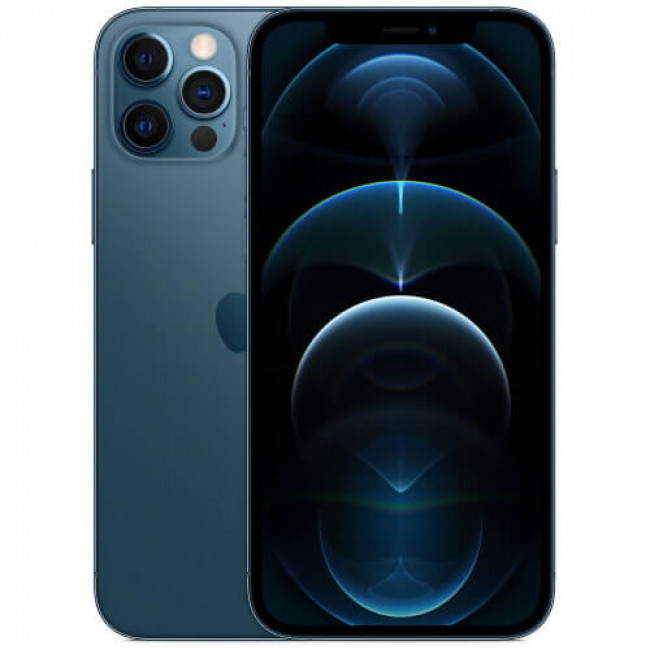 Смартфон Apple iPhone 12 Pro 512 GB Pacific Blue A14 Bionic 2815 мА·год + скло та чохол