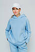 Жіночий костюм спортивний утеплений блакитний 22938 (2000000087320), фото 3