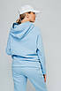 Жіночий костюм спортивний утеплений блакитний 22938 (2000000087320), фото 4