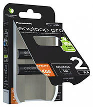 Аккумулятор Panasonic Eneloop Pro BK-3HCDE/2BE New Ni-MH AA/(HR6) 2500mAh, LSD, фото 4