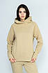 Жіночий костюм спортивний утеплений бежевий 22938 (2000000087740), фото 2