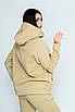 Жіночий костюм спортивний утеплений бежевий 22938 (2000000087740), фото 3