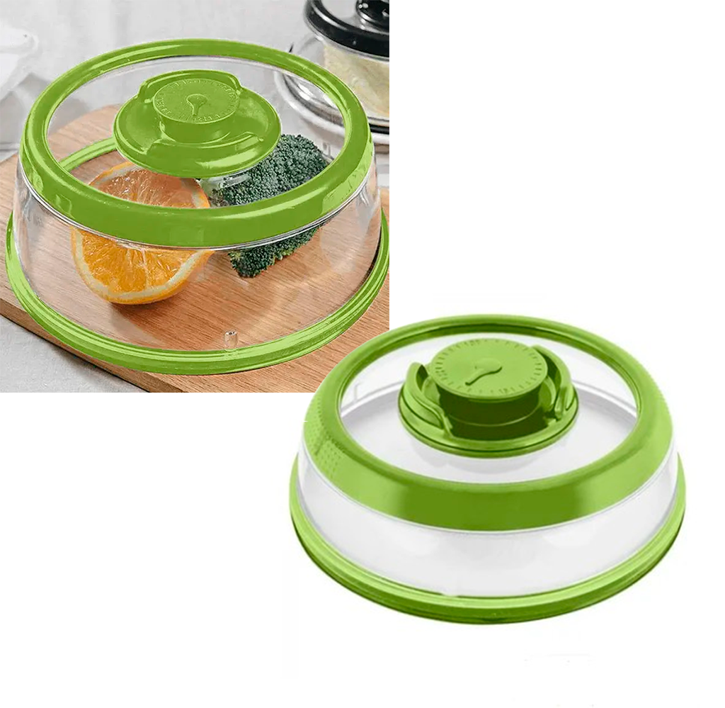 Вакуумна кришка 25 см Vacuum Cleaner Зелена, фото 1